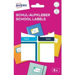 Naklejki szkolne - 48x70 mm 8 naklejek