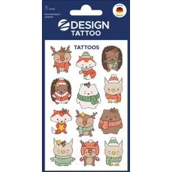 Tatuaże bożonarodzeniowe dla dzieci - zwierzęta - 1