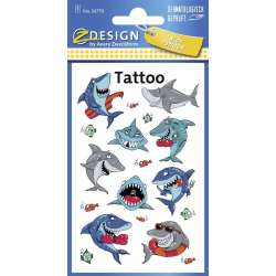 Tatuaże dla dzieci - Rekiny
