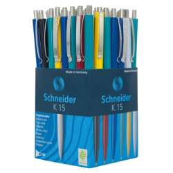 Długopis automatyczny SCHNEIDER K15 M niebieski p50 mix kolorów cena za 1 szt (SR3080)