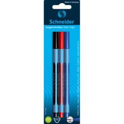 Długopis SCHNEIDER Slider Edge, XB, 3szt., blister (SR75200) - 1