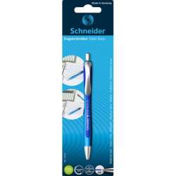 Długopis automatyczny SCHNEIDER Slider Rave, XB, 1szt., blister, niebieski (SR73253) - 1