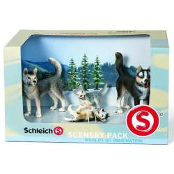 SCHLEICH ZESTAW HUSKY (41215) - 1