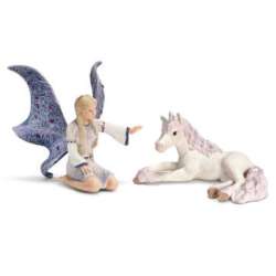 SCHLEICH LINDARIEL I JEDNOROŻEC ŹREBIĘ 70424 (GXP-512684) - 2