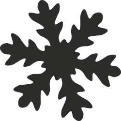 Dziurkacz ozdobny duży 25mm śnieżynka - 1