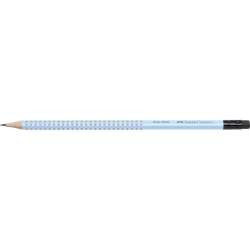 Ołówek Grip 2001 B z gumką błękitny (12szt) - 1