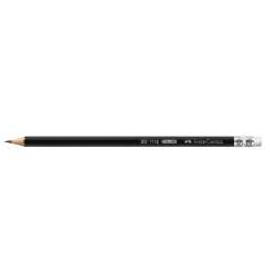 Ołówek 111/HB z gumką (12szt) FABER CASTELL - 1