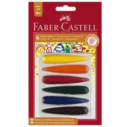 Kredki świecowe 6 kolorów FABER CASTELL - 1