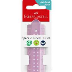 Linijka Sparkle 30cm mix FABER CASTELL - 1