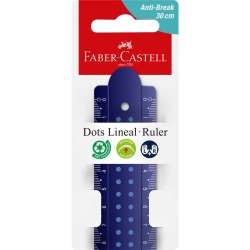 Linijka Dots 30cm mix FABER CASTELL - 1