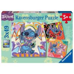 Puzzle dla dzieci 2D 3x49 Disney Stitch