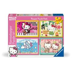 Puzzle dla dzieci 2D: Hello Kitty zestaw 4x100el