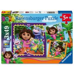 Puzzle dla dzieci 2D: Dora 3x49el - 1