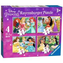 Puzzle 4w1 Disney Princess (12/16/20/24el) 030798 RAVENSBURGER p10 (RAP 030798)