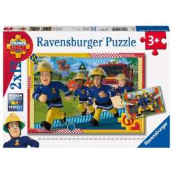 Puzzle 2x12el Strażak Sam i jego drużyna 050154 RAVENSBURGER p12 (RAP 050154) - 1