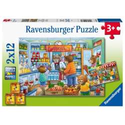 Puzzle 2x12el W supermarkecie 050765 RAVENSBURGER p12 (RAP 050765) - 1