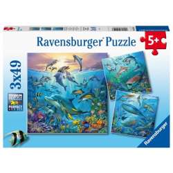 Puzzle 3x49el Podwodne życie 051496 RAVENSBURGER p8 (RAP 051496) - 1