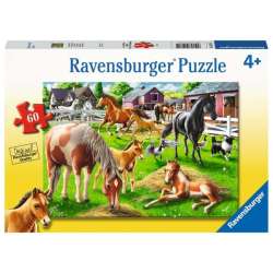 PROMO Puzzle 60el Szczęśliwe konie 051755 Ravensburger (RAP 051755)