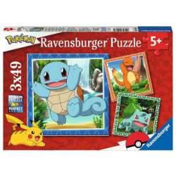 Puzzle 3x49 elementów Pokemony (GXP-862971) - 1