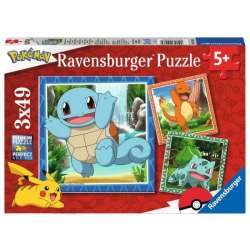 Puzzle 3x49 elementów Pokemony (GXP-862971) - 1