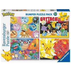 Puzzle 4x100 elementów Pokemon (GXP-884304) - 1