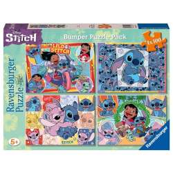 Puzzle 4x100 elementów Disney Stitch (GXP-908392) - 1