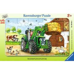 Puzzle 15el ramkowe Traktor 060443 RAVENSBURGER p24 (RAP 060443) - 1