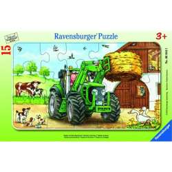 Puzzle 15el ramkowe Traktor 060443 RAVENSBURGER p24 (RAP 060443) - 1