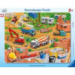 Puzzle 12el ramkowe Co tu pasuje - Plac budowy 060580 RAVENSBURGER p40 (RAP 060580)