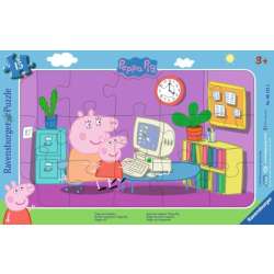 Puzzle 15el Świnka Peppa 061235 RAVENSBURGER (RAP 061235) - 1