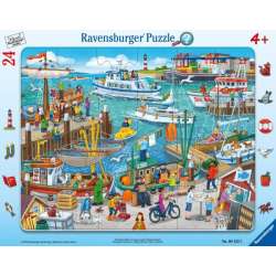 Puzzle 24el ramkowe Dzień w porcie 061525 RAVENSBURGER p40 (RAP 061525)