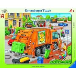 Puzzle 35el ramkowe Śmieciarka 063468 RAVENSBURGER p40 (RAP 063468) - 1