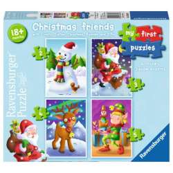 Moje 1 puzzle 4w1 Christmas Friends 068548 (RAP 068548) - 1