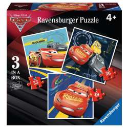 Puzzle 3w1 Porywający wyścig Cars 3 069255 RAVENSBURGER (RAP 069255) - 1