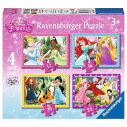 Puzzle 4w1 Księżniczki Disney 12/16/20/24 073979 RAVENSBURGER p10 (RAP 073979) - 1