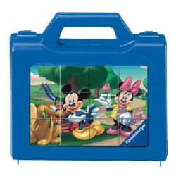 RAVENSBURGER KLOCKI UKŁADANKA MICKEY I PRZYJACIELE 12el. (074785) - 1