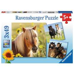 Puzzle 3x49el Kochane Konie 080113 RAVENSBURGER p8 (RAP 080113) - 1