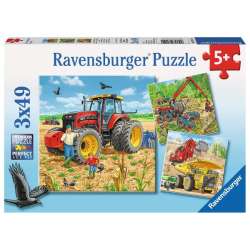 Puzzle 3x49el Ogromne maszyny 080120 RAVENSBURGER (RAP 080120) - 1