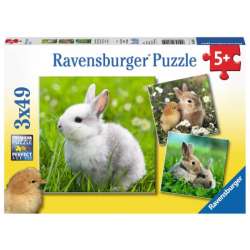 Puzzle 3x49el Delikatne króliczki 080410 (RAP 080410) - 1
