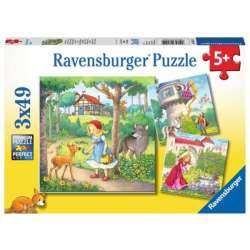 Puzzle 3x49el. Bajki Braci Grim 080519 RAVENSBURGER (RAP 080519) - 1