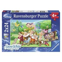 Puzzle 2x24el Siedmiu krasnoludków 088591 RAVENSBURGER (RAP 088591) - 1