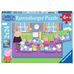 Puzzle 2x24el Świnka Peppa 090990 RAVENSBURGER p8 (RAP 090990) - 1