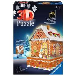 Puzzle 216 elementów 3D Budynki nocą Piernikawa Chatka (GXP-790197) - 1