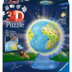 Puzzle 188 elementów 3D Globus podświetlany (GXP-888434) - 1