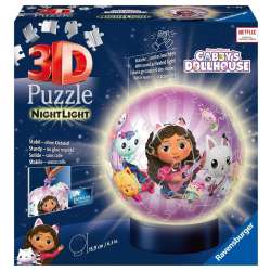 Puzzle 3D Świecąca kula Koci Domek Gabi (GXP-908385) - 1