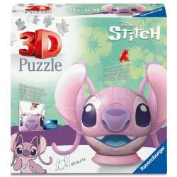 Puzzle 3D: Disney Stitch Kula Angel z uszami - 1 Puzzle 3D: Disney Stitch Kula Angel z uszami - 1