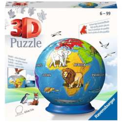 Puzzle 72 elementy 3D Kula, Dziecinny Globus (GXP-790203) - 1