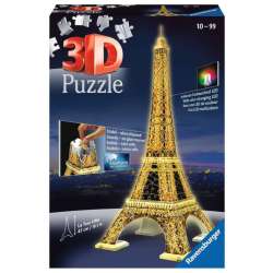 Puzzle 216 elementów 3D Wieża Eiffla Nocą (GXP-764263) - 1