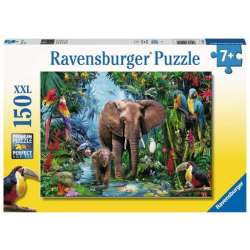 Puzzle 150el XXL Słonie w dżungli 129010 RAVENSBURGER p6 (RAP 129010) - 1