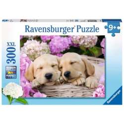 Puzzle 300el XXL Śliczne szczenięta w koszu 132355 RAVENSBURGER p6 (RAP 132355) - 1